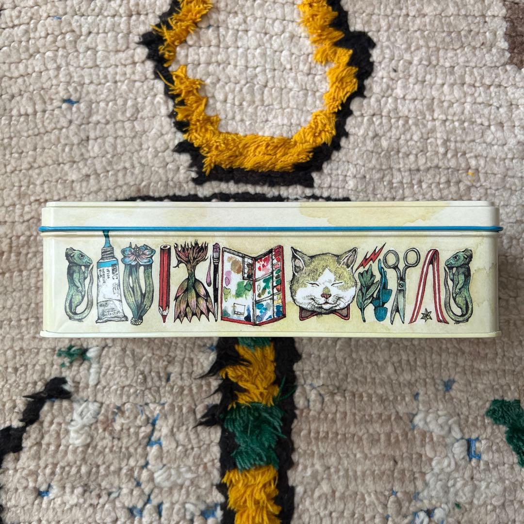 ヒグチユウコさんイラスト ホルベインブリキ缶