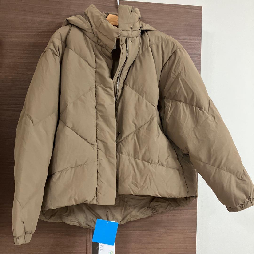 ２／５まで！新品未使用DOORSグリーンダウン撥水2WAYジャケット ブラウンM