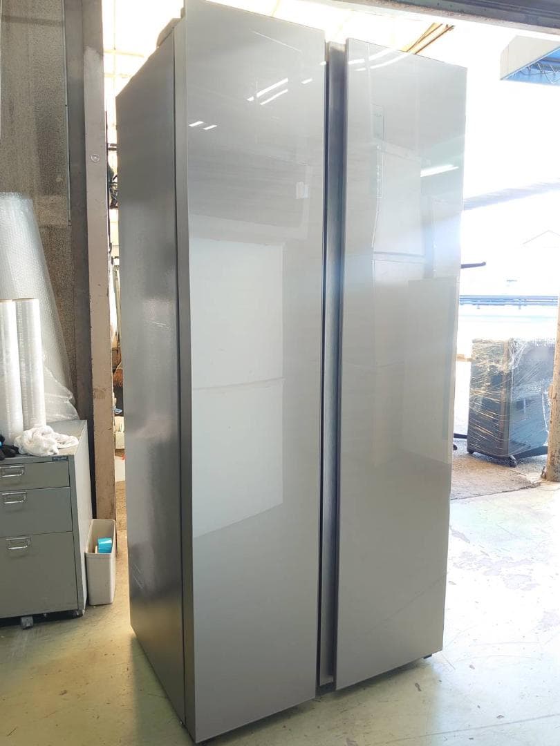 関東地区限定 美品　最新パノラマドア AQUA アクアノンフロン　冷凍庫冷蔵庫