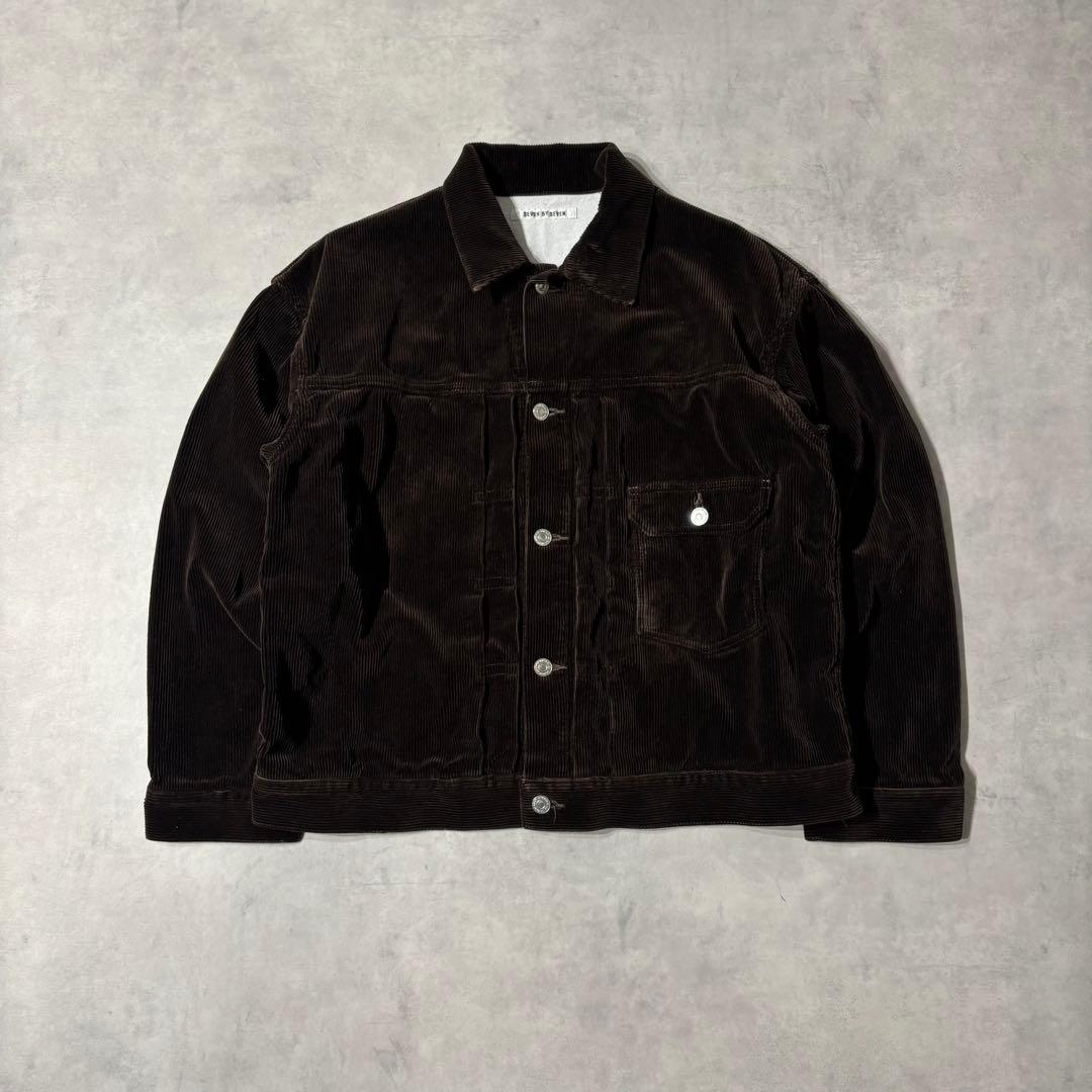 S*a様 sevenbysevenセブンバイセブン コーデュロイジャケット ブラ