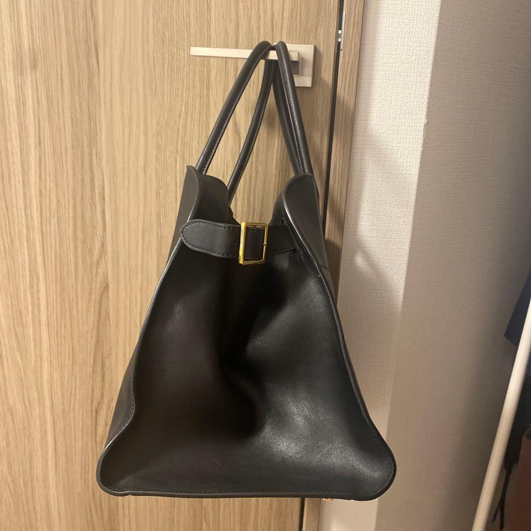 THE ROW マルゴー15 バッグ　サドルレザー　ブラック