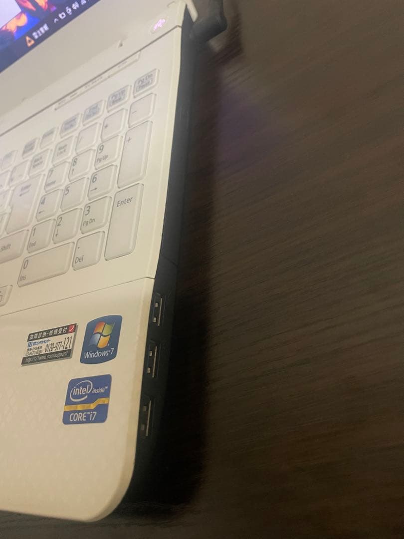 大容量NEC core i7 Win10メモリ8GB SSD512GB