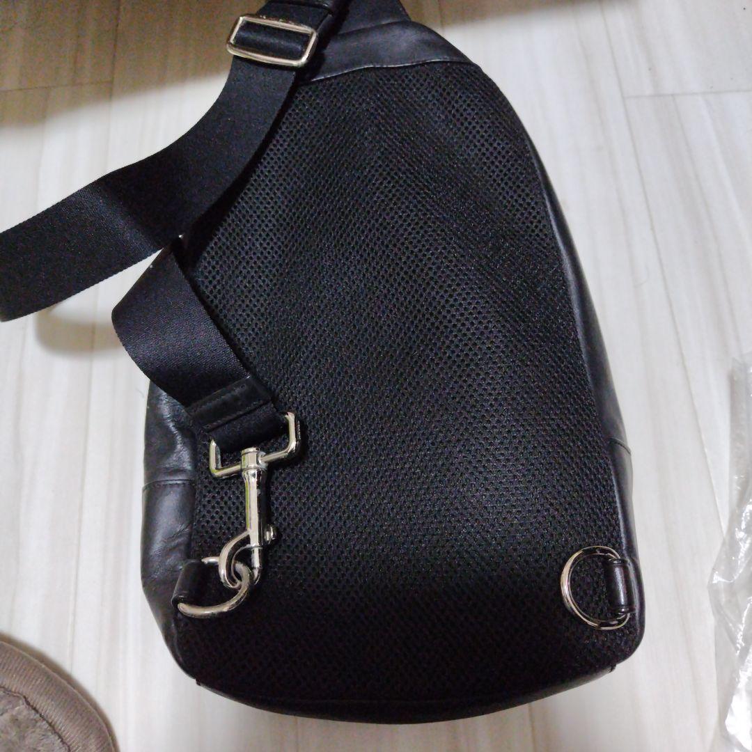 Coach ボディバッグ ブラック/グレー