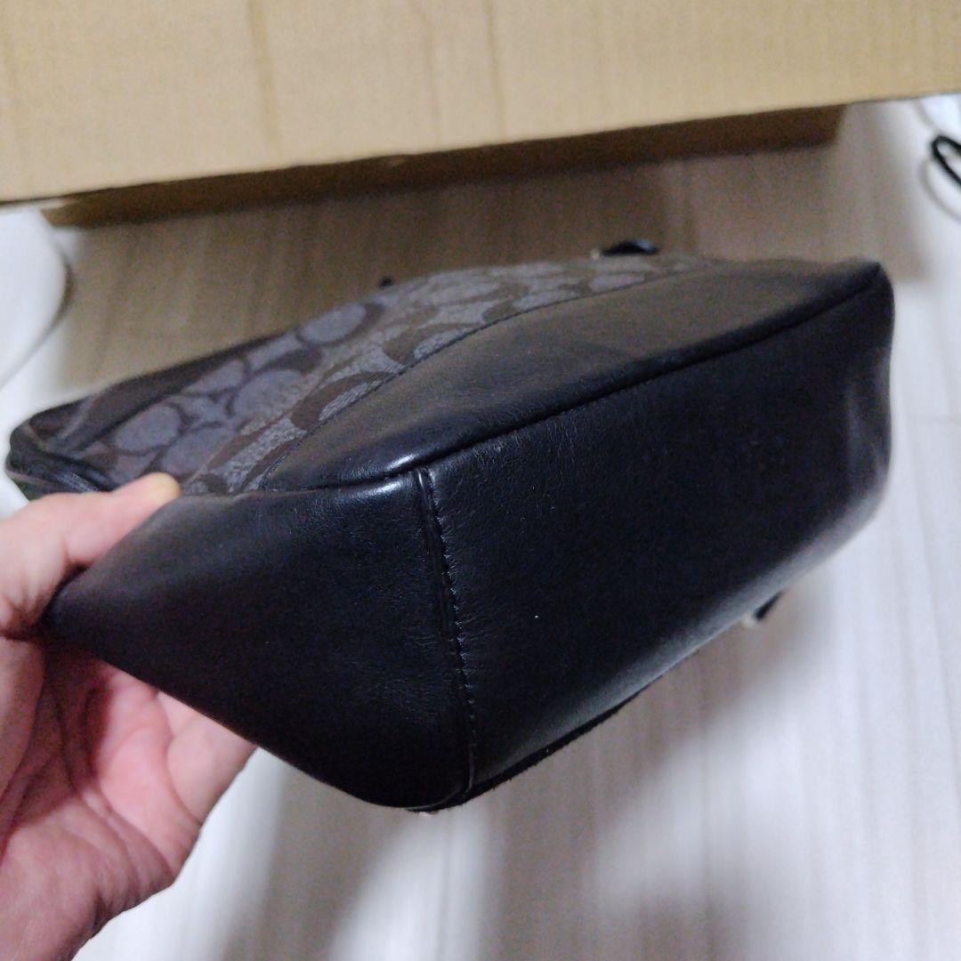 Coach ボディバッグ ブラック/グレー