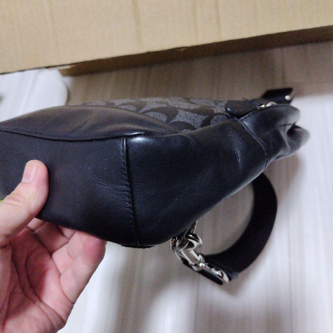 Coach ボディバッグ ブラック/グレー