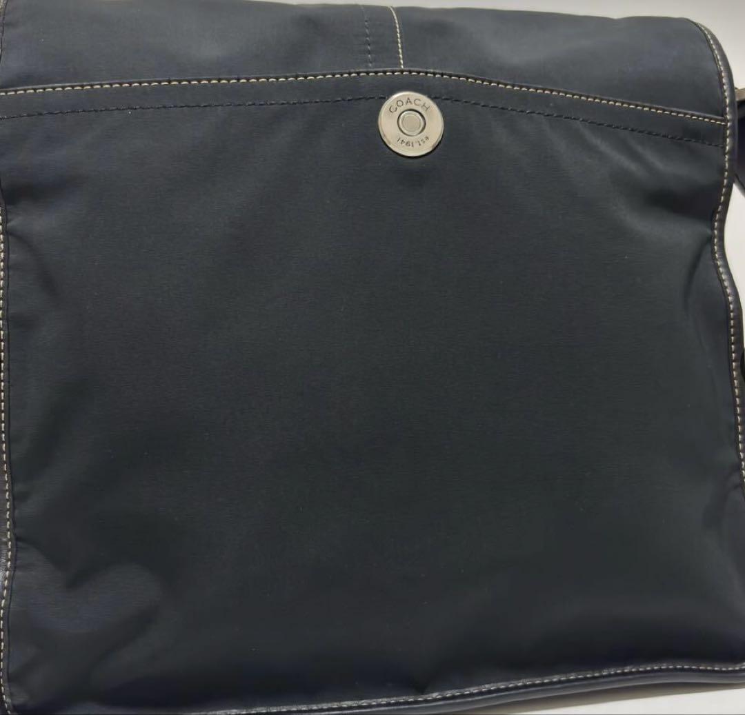 COACH メッセンジャーバッグ ブラック A4収納