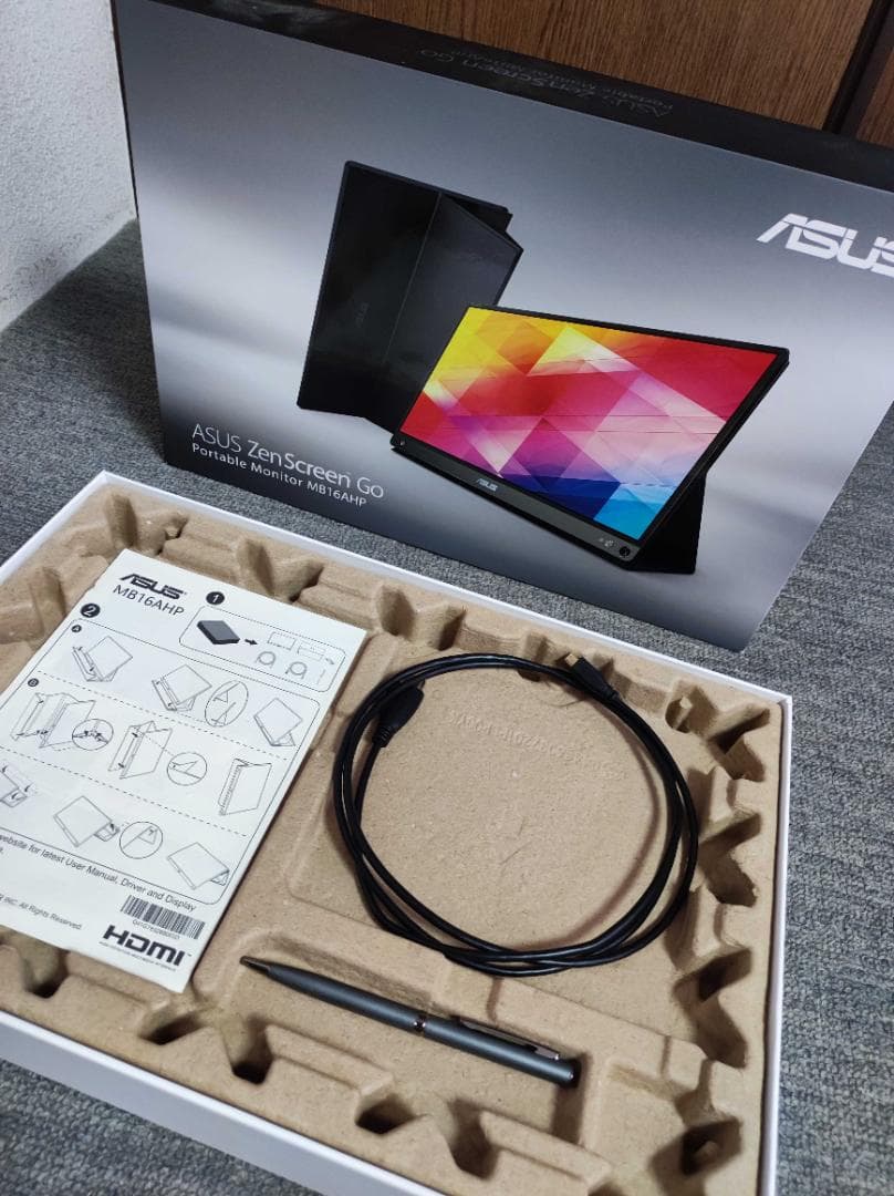 【ばすぴす】ASUS MB16AHP 15.6インチ モバイルモニター