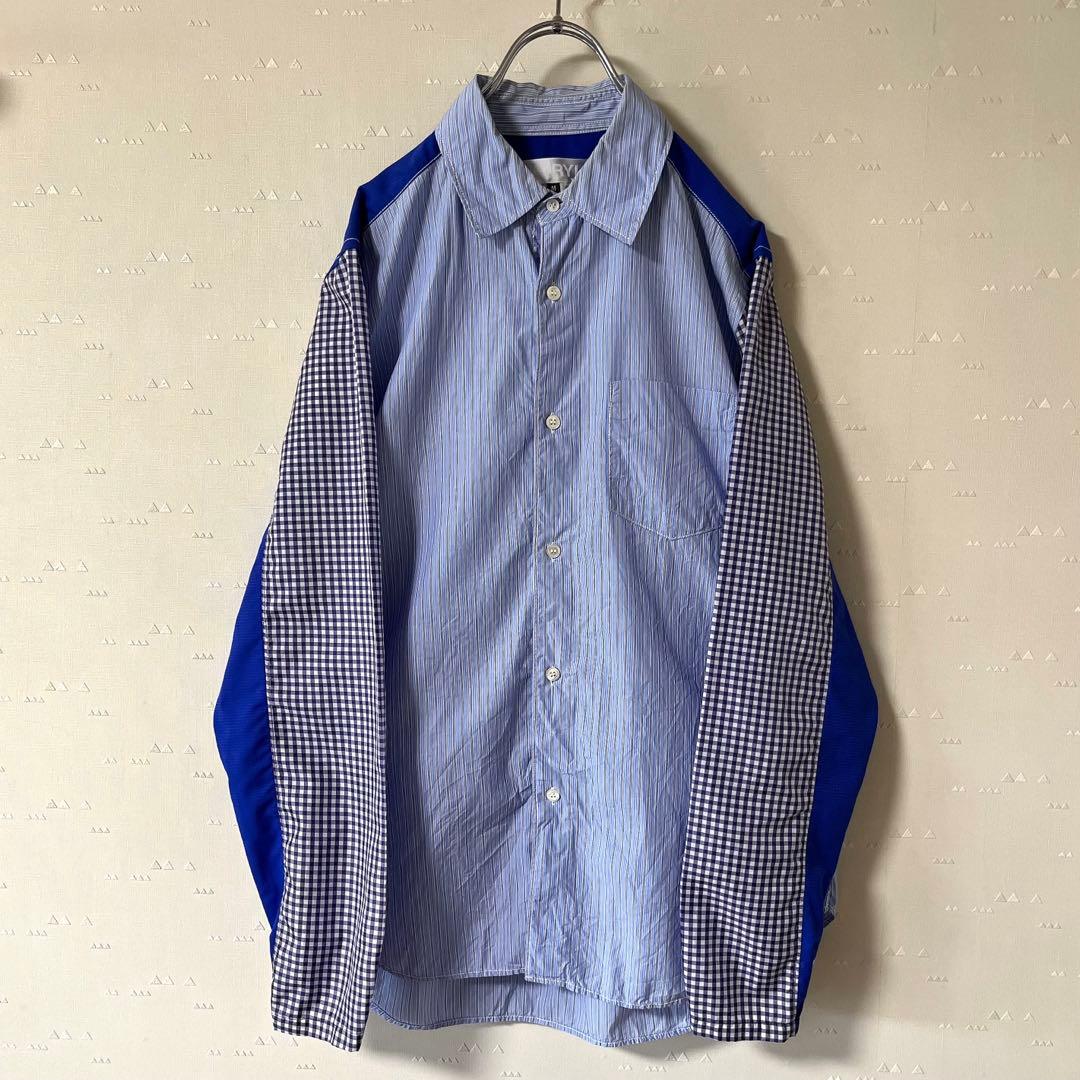 希少 古着 コムデギャルソン ガンリュー アーカイブ ナイロン シャツ