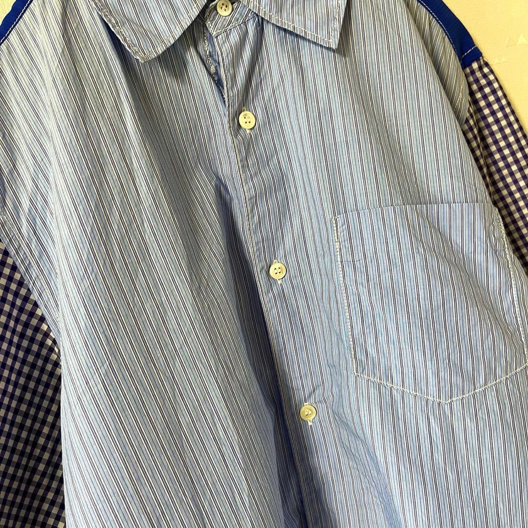 希少 古着 コムデギャルソン ガンリュー アーカイブ ナイロン シャツ