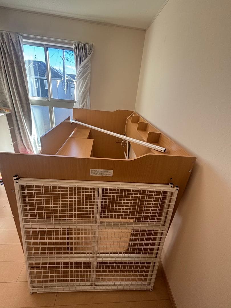 3月限定栃木市引き取り限定！ロフトベッド シングルサイズ