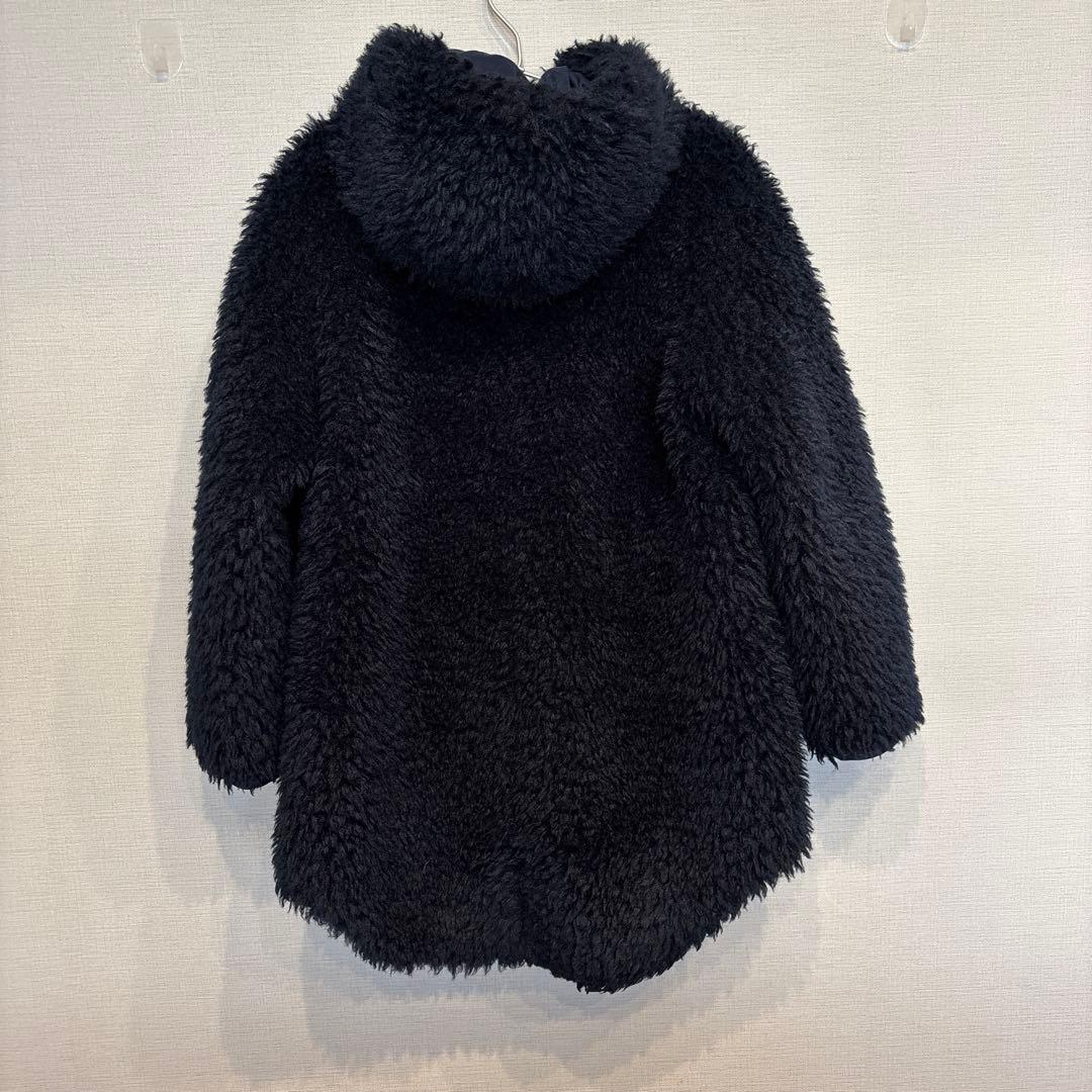 スリードッツ　エコペルファーフード付きダッフルコート