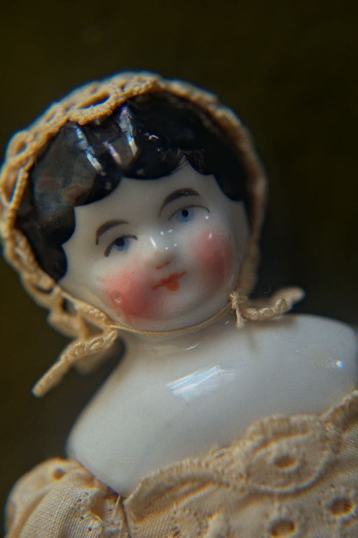 ネ*ネ様 アンティーク チャイナヘッドドール ビスクドール ミニチュア