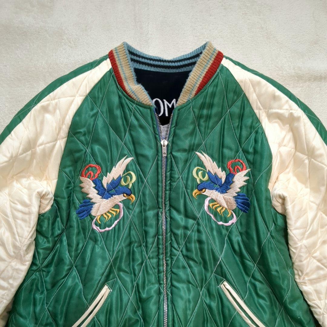 テーラー東洋 スカジャン 別珍 希少 Lサイズ 横田基地 リバーシブル