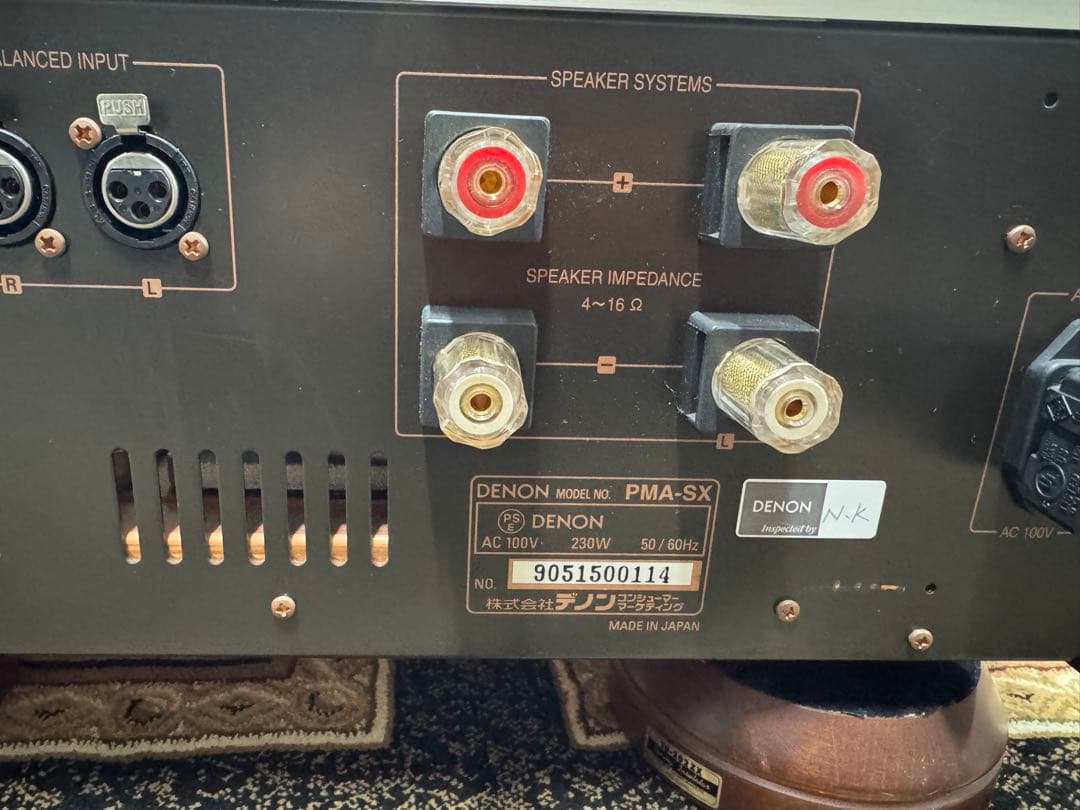 超美品 DENON PMA-SX 動作確認済み、取扱説明書、電源ケーブル付き