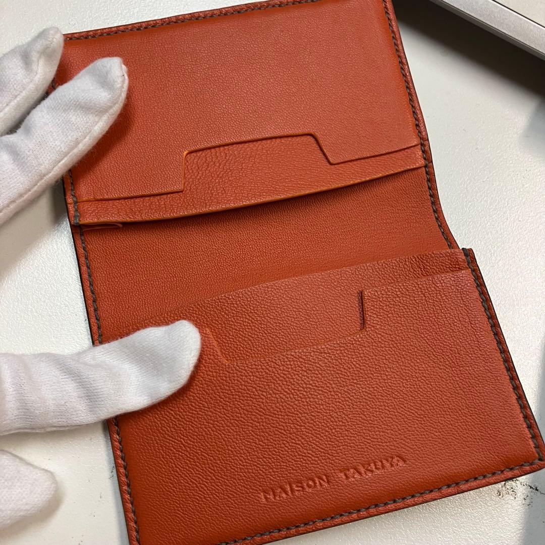 K*N様 MAISON TAKUYA メゾンタクヤ 名刺入れ　グレー　未使用