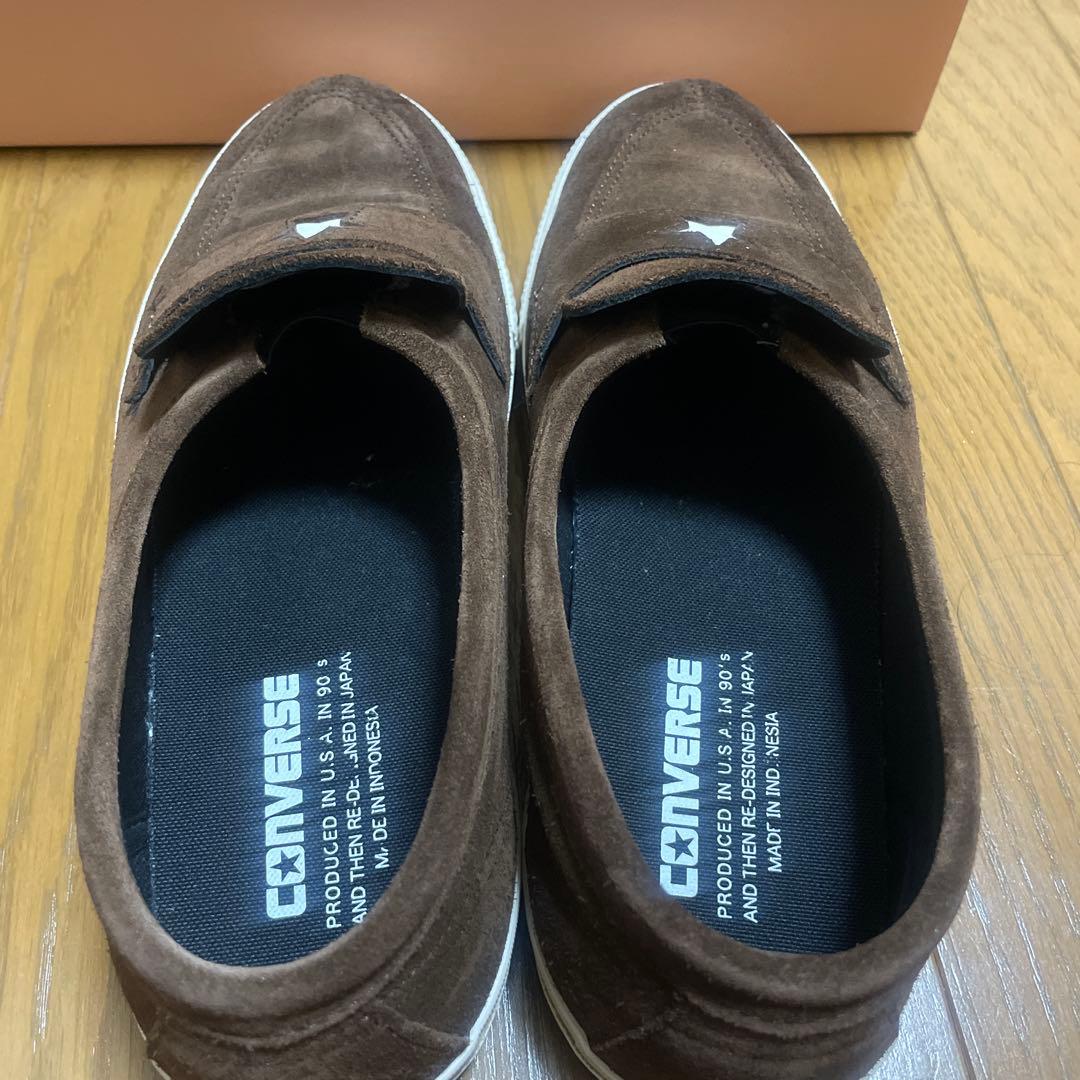 美品‼️Addict Converse ワンスターローファーブラウン