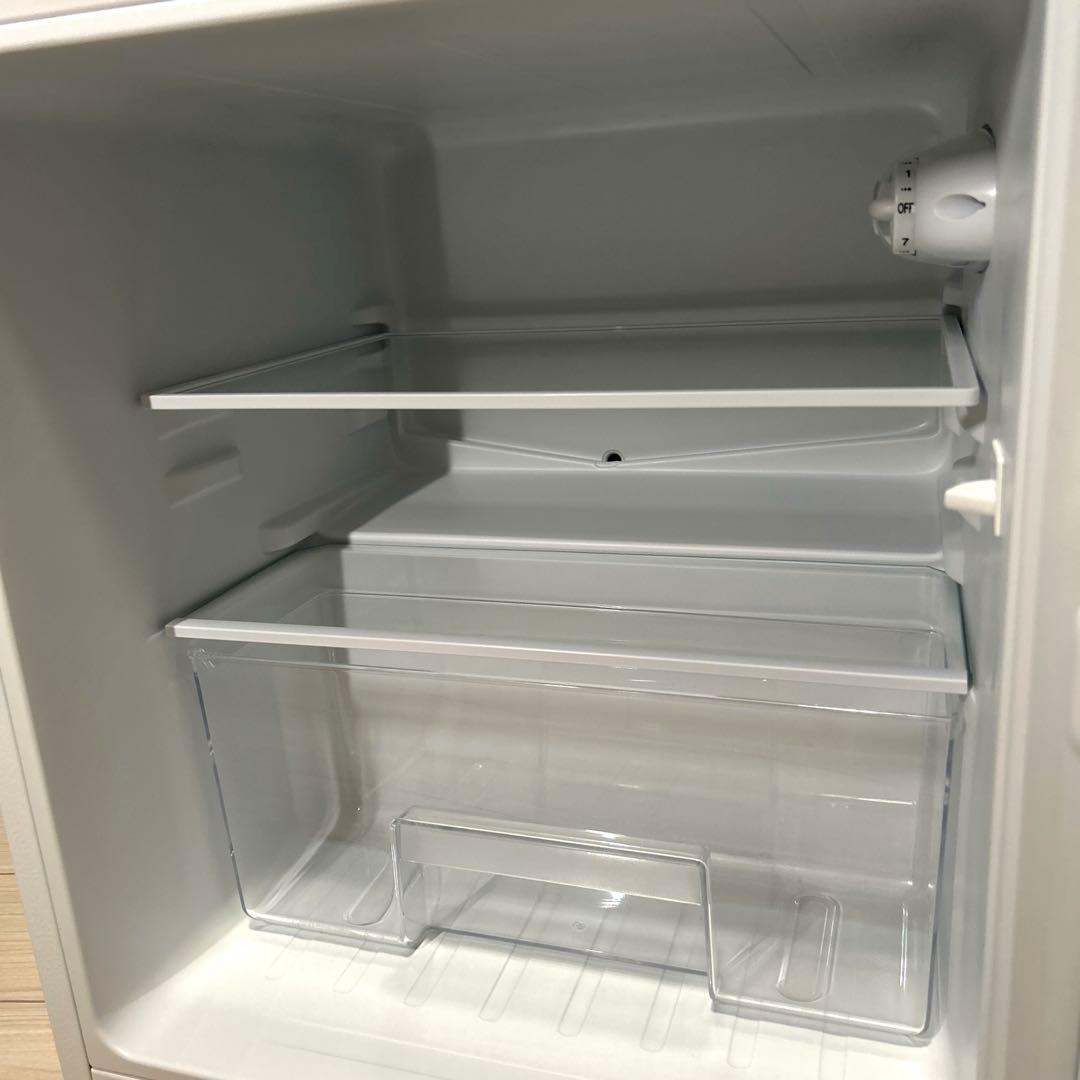 冷蔵庫 冷凍庫 小型 2ドア 87L ホワイト アイリスオーヤマ