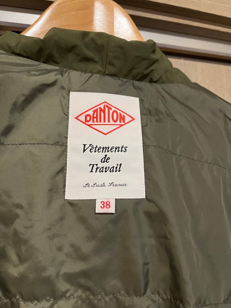 DANTONダントンインサレーション フードコート カーキ　38 新品未使用