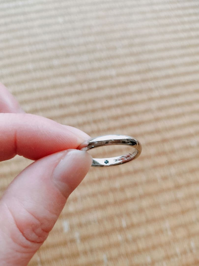 CRESCENT VERIT 　結婚指輪　pt1000 14号　4号