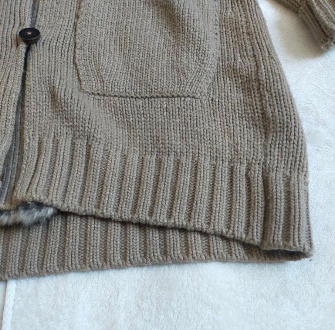 S.Max Mara フード付き　ロングカーディガン Lサイズ　カシミヤ