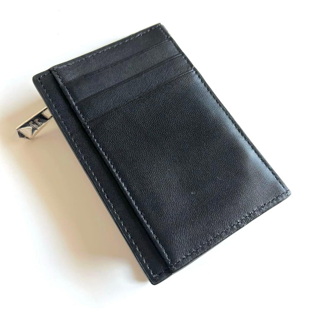 Paul Smith ケース カードケース キーリング付 ブラック レザー