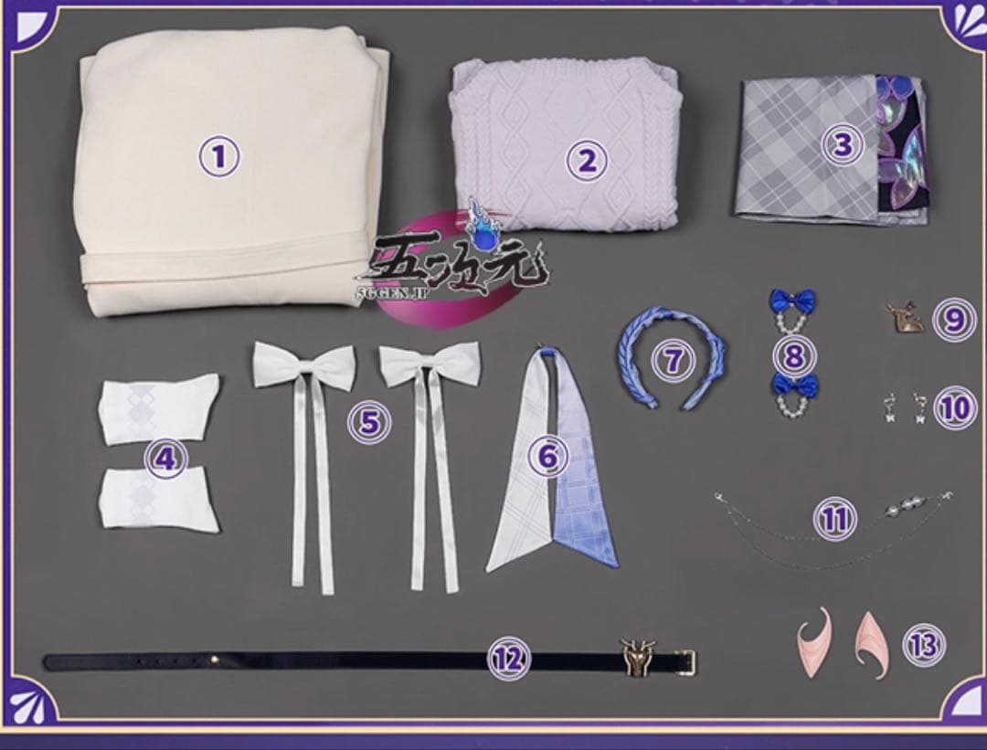 崩壊スターレイル　キャストリス　Mサイズ コスプレ　ラッキンコーヒー　コラボ