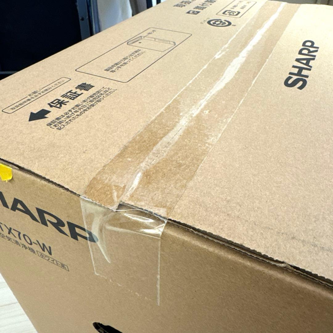 【値下げしました】[SHARP]KI-TX70-W 加湿空気清浄機　ホワイト系