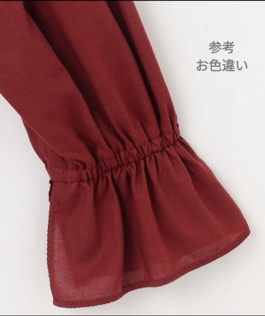 大きいサイズ46＊２３区 完売一部店舗限定＊フリルブラウス＊自由区ICB組曲