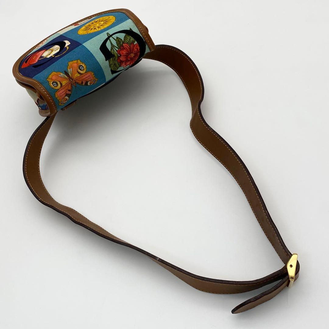【希少】GUCCI ウエストポーチ　グッチシモ　マルチカラー　キャンバス×レザー