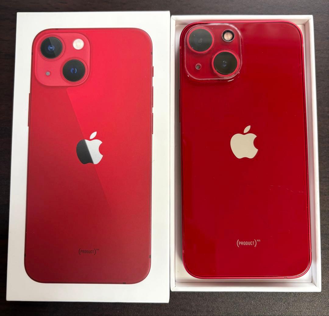 iPhone13mini 128GB 赤　超美品　箱など付属品付き