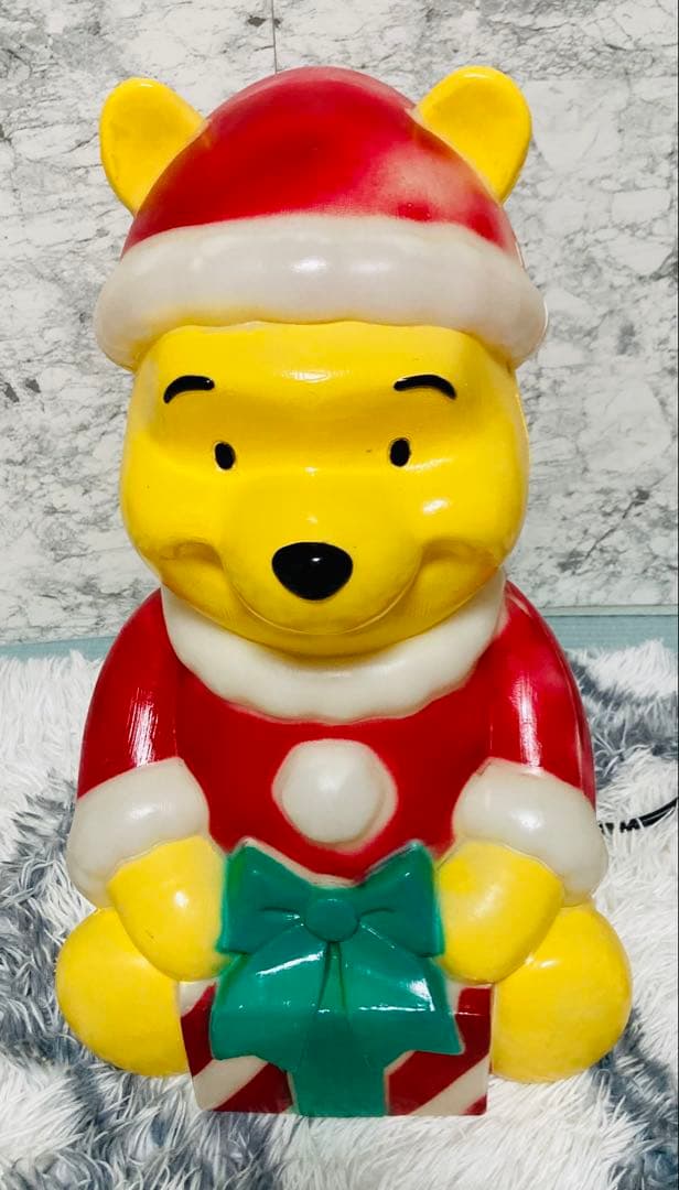 ✨ 希少！　屋外可！ プーさん サンタ イルミネーション ２点セット ✨