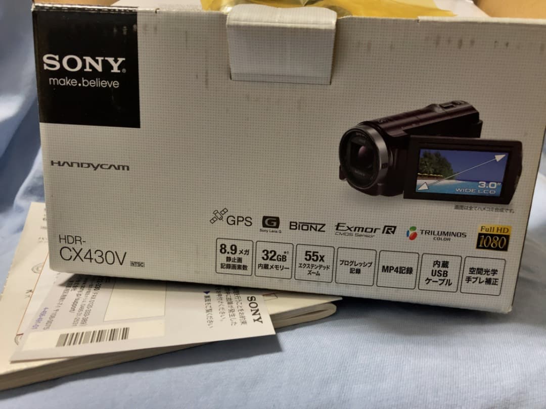 ビデオカメラ Sony HDR-cx430V