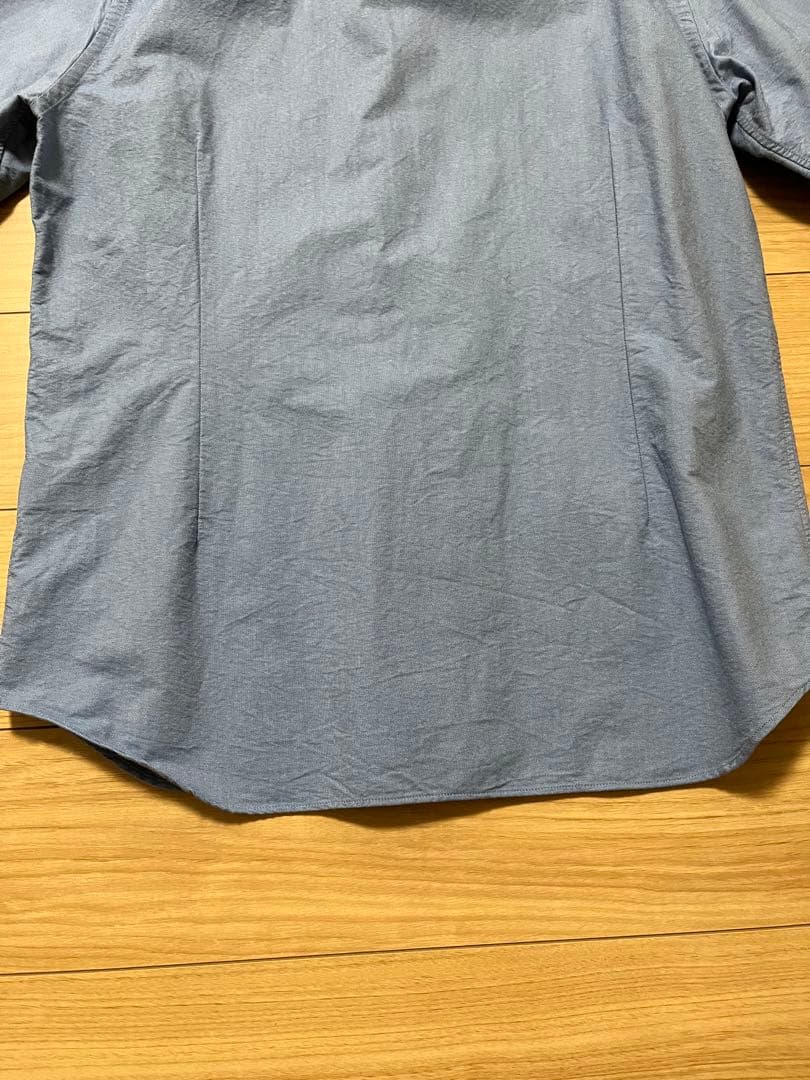 【即日発送】　ナイジェルケーボン　ブリティッシュオフィサーズシャツ　サックス