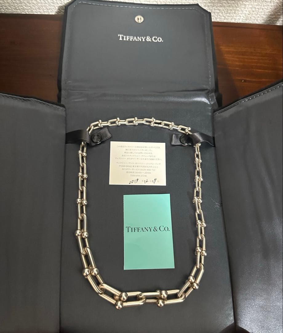 ティファニー ハードウェア グラジュエイテッドリンクネックレス