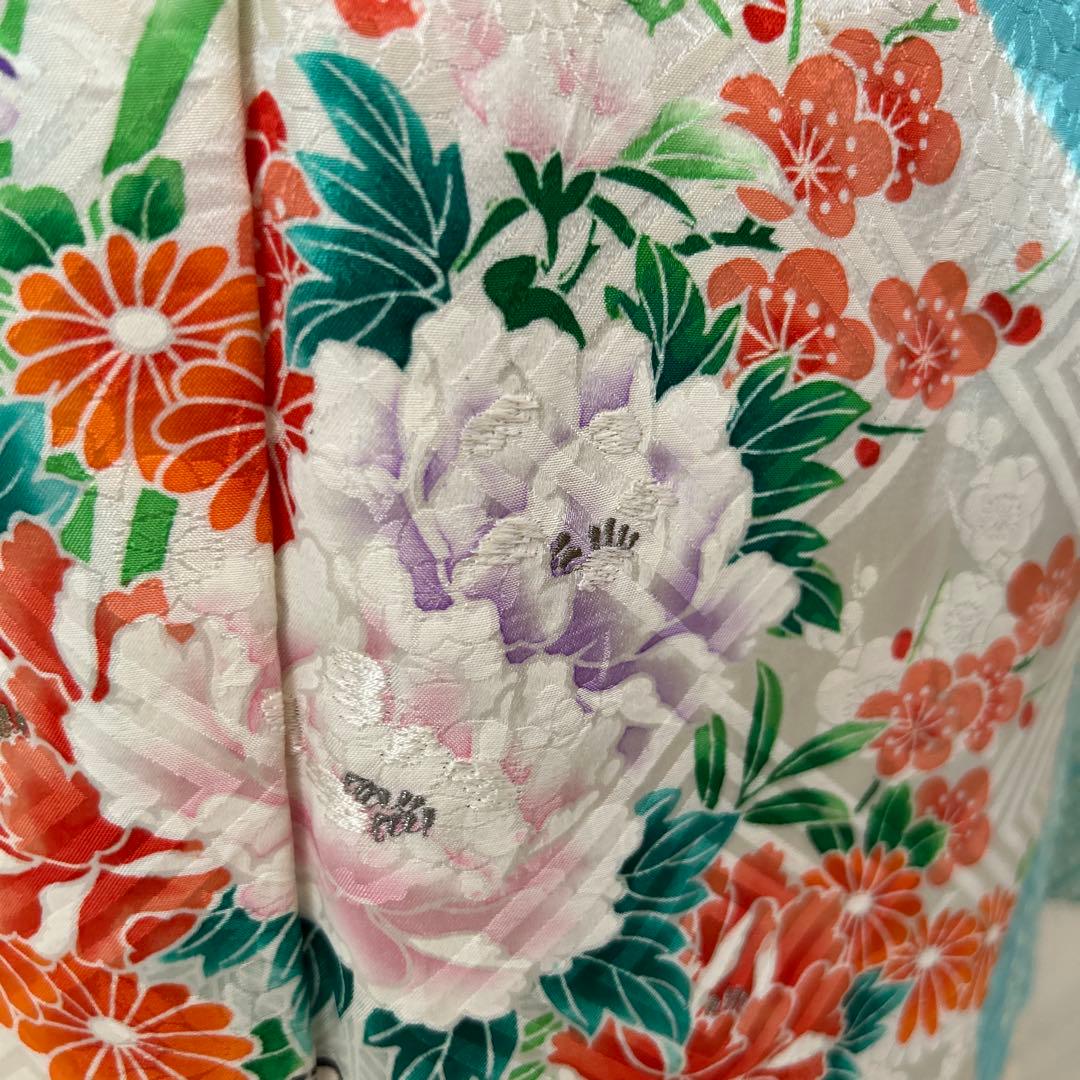 7歳　七五三　総絞り　正絹着物　古典柄　帯　帯揚げ　帯締め　しごき　セット