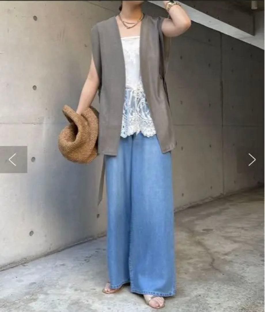 DOU DOU スカラレースキャミ