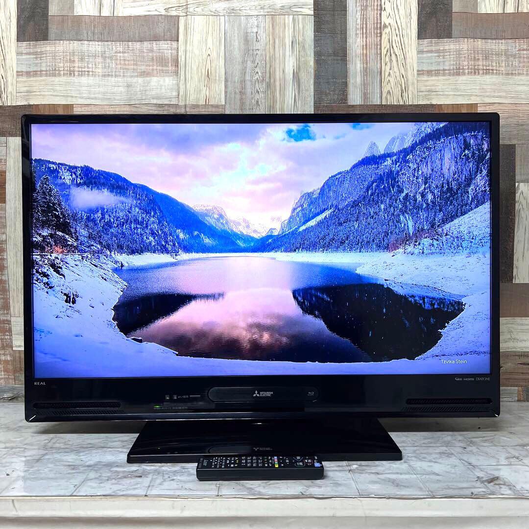 即日受渡❣️全国送料込三菱40型HDD&Blu-ray録画機能内蔵ダビング可能TV