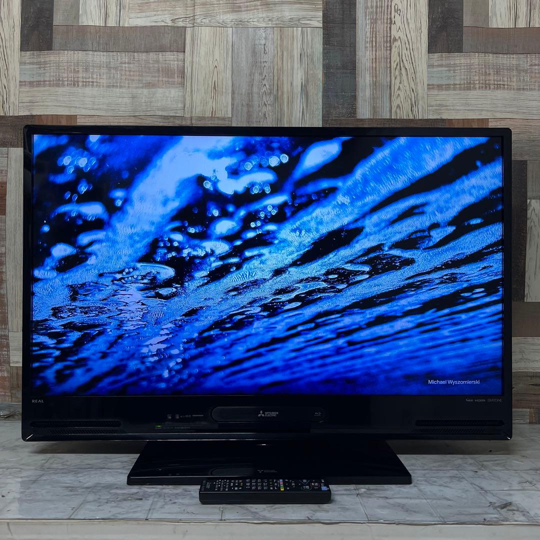 即日受渡❣️全国送料込三菱40型HDD&Blu-ray録画機能内蔵ダビング可能TV