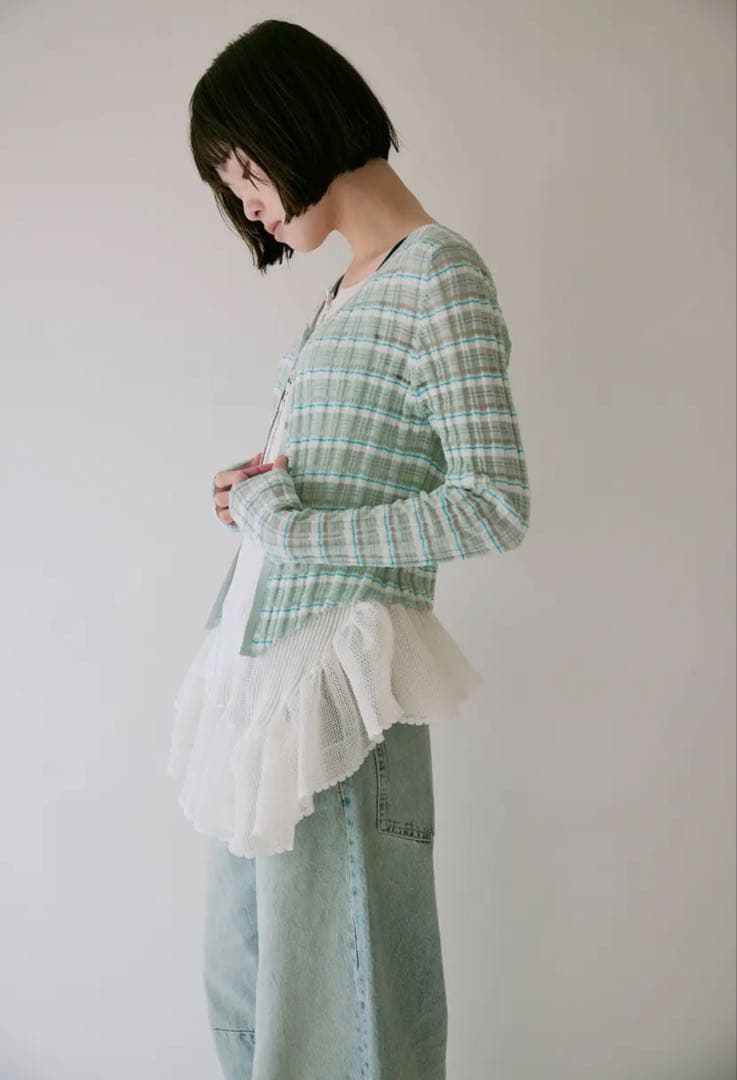 トップス tyn.TGOR Frill camisole OFF-WHITE