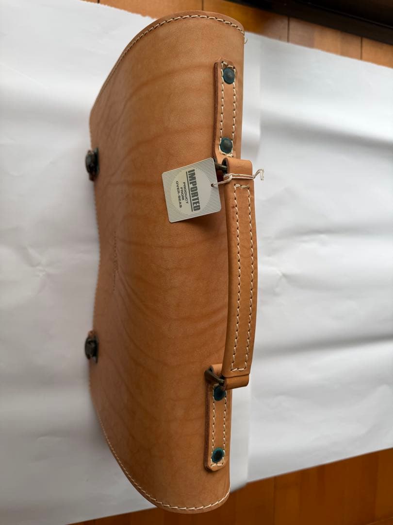 千*眼様 未使用品 ruitertassen 天然ヌメ革 書類鞄 本革 オランダ