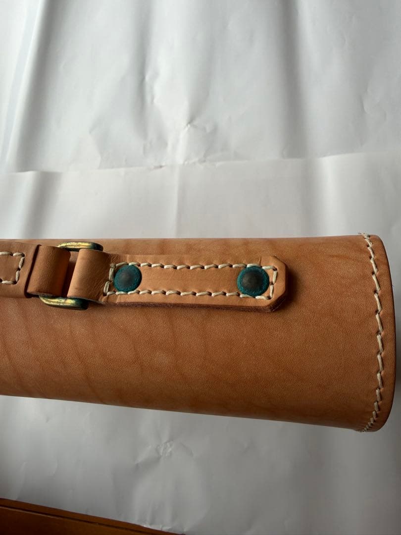 千*眼様 未使用品 ruitertassen 天然ヌメ革 書類鞄 本革 オランダ