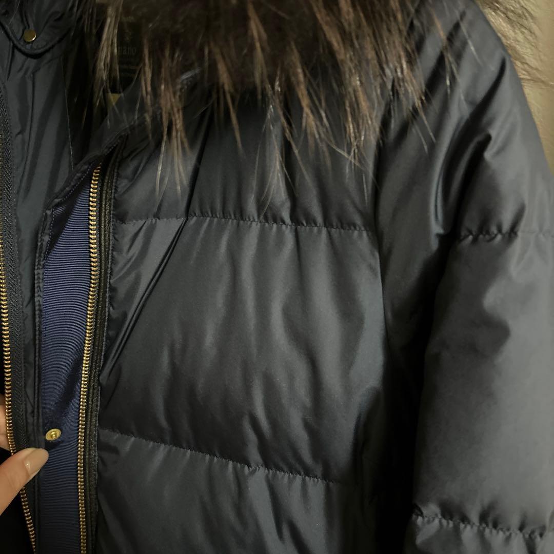 西川ダウンNANO universe ナノユニバース アウター ダウンコート　M