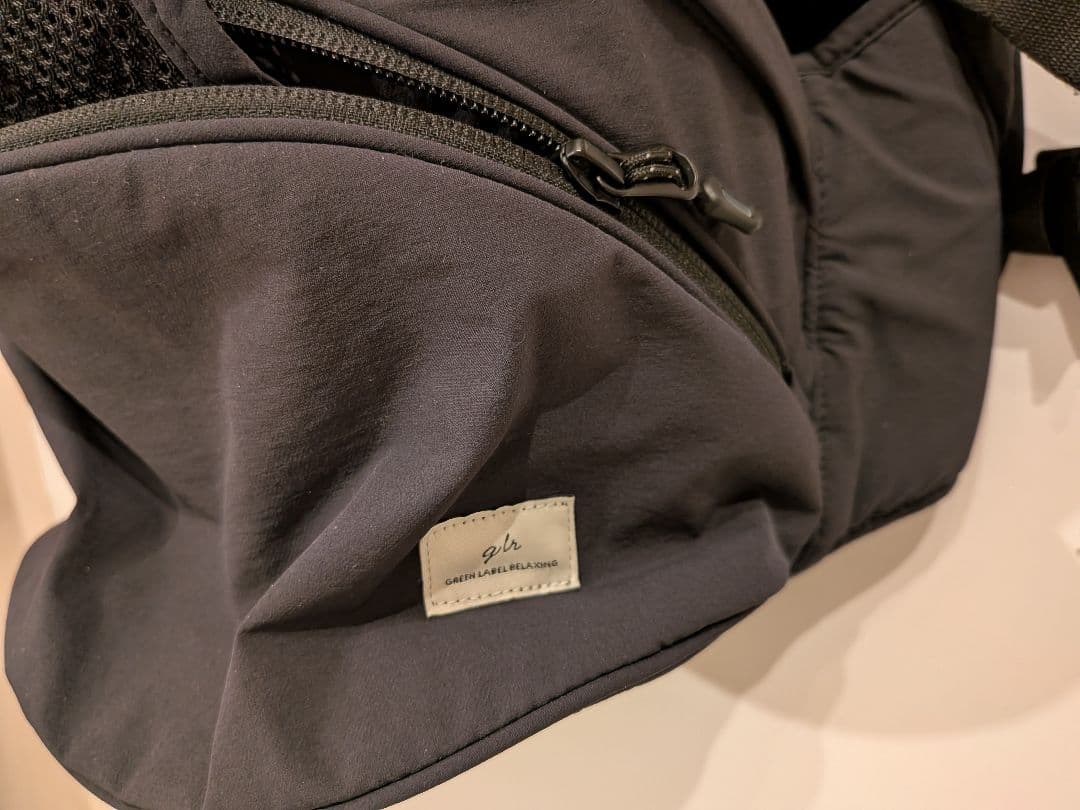 シングルショルダーセット　ユナイテッドアローズ　ヒップシート　黒　ブラック