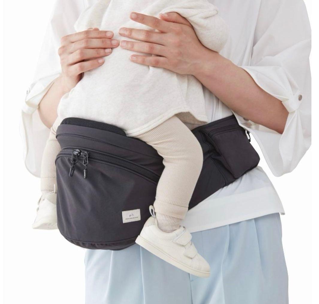 シングルショルダーセット　ユナイテッドアローズ　ヒップシート　黒　ブラック