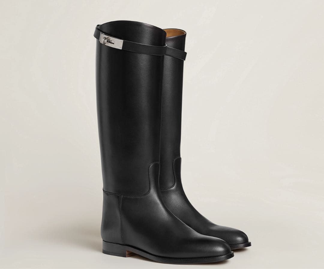 新品　国内百貨店購入　エルメス　ジャンピング　ブーツ　37