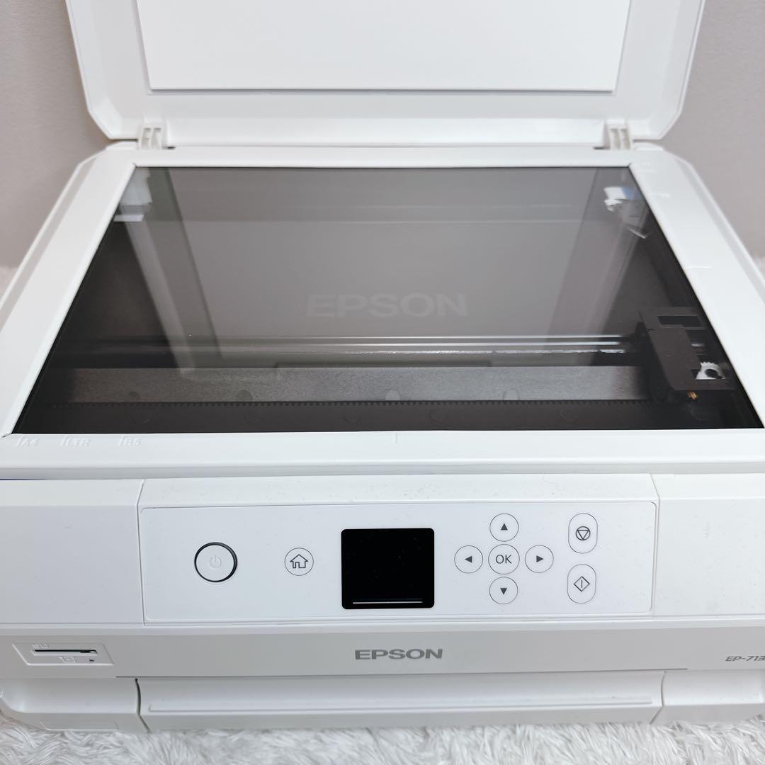 美品 エプソン インクジェットプリンター 複合機 EP-713A 純正インク