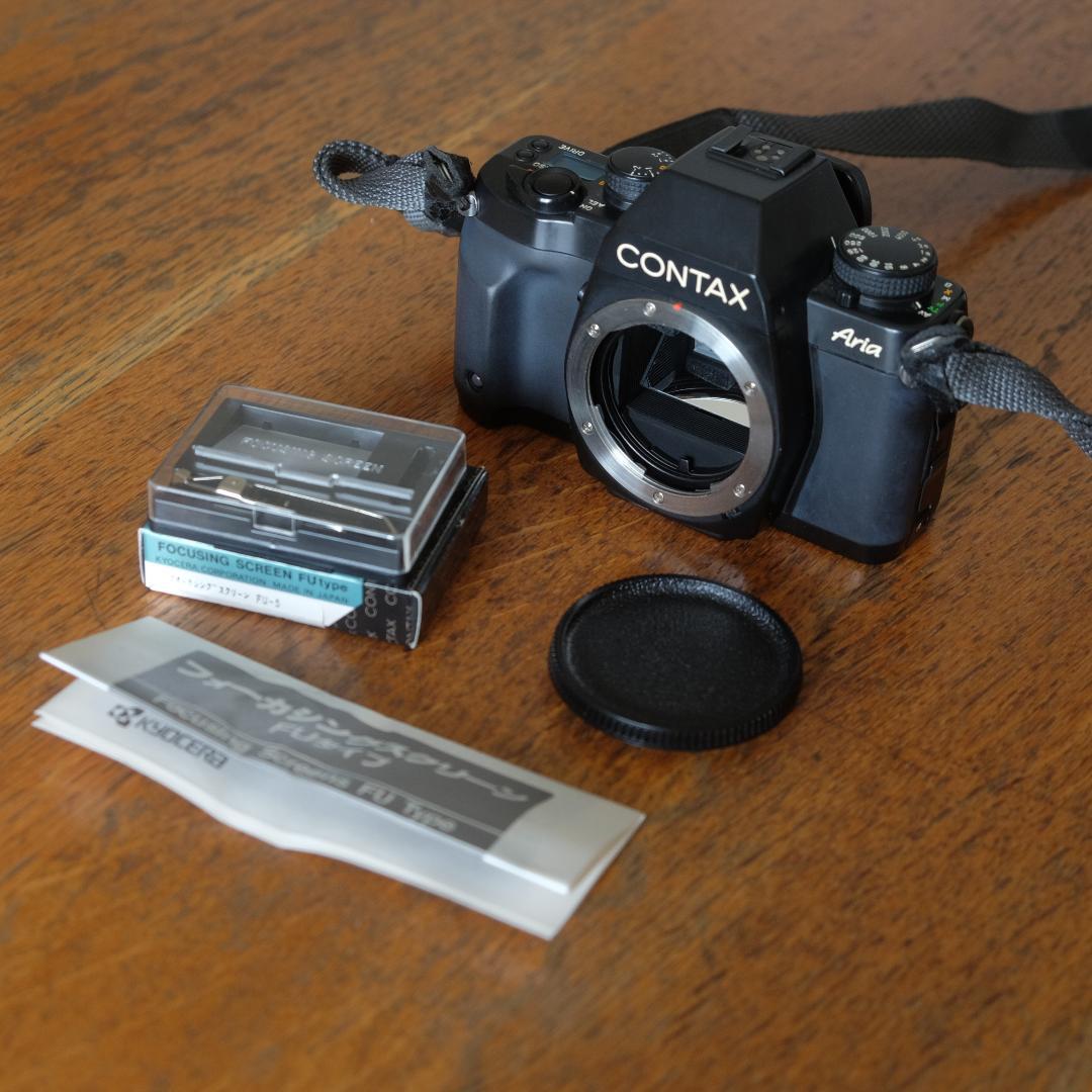 CONTAX Aria コンタックス　アリア　フォーカシングスクリーン付き