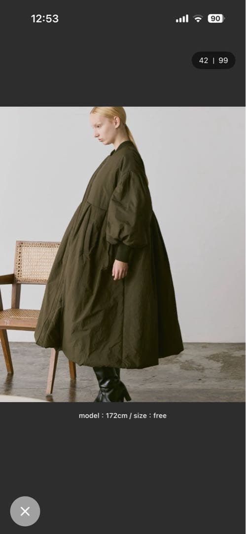 Libra Cue MA-1モンスターコート　オリーブ