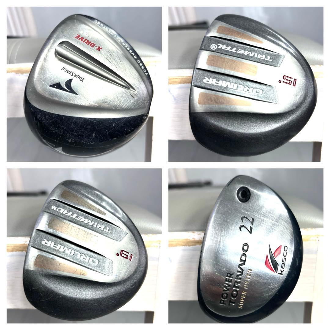 本格派 メンズゴルフクラブ 13本 フルセット ゴルフセット 豪華 お試しセット