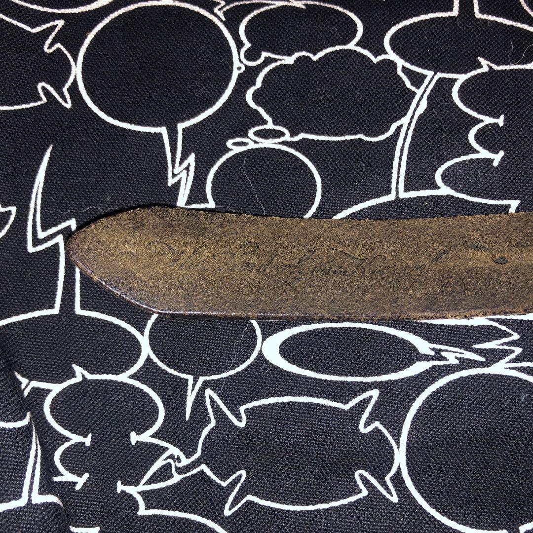 TENDERLOIN 最初期ナローベルト　 黒 真鍮バックル